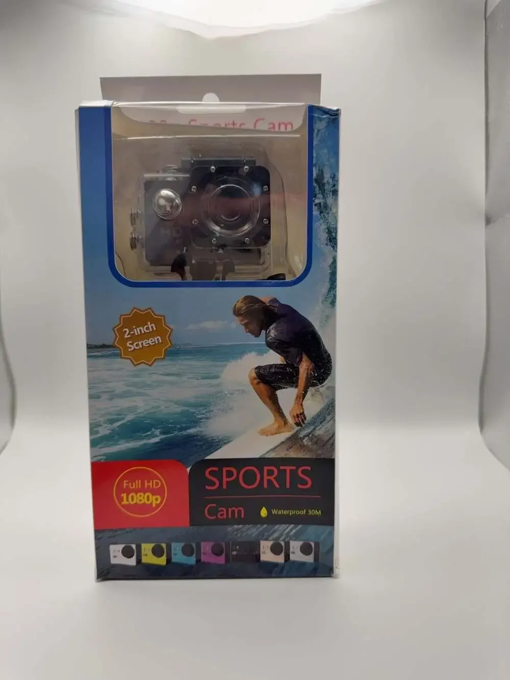 Generic Full HD 1080p Waterproof Sports Action Camera with 2-inch Screen